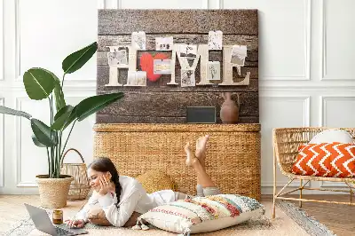 Nástenná dekorácia do detskej izby s nápisom Home