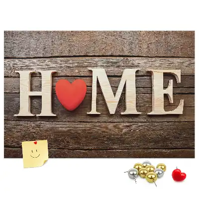 Nástenná dekorácia do detskej izby s nápisom Home