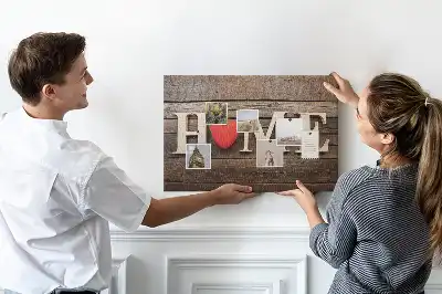 Nástenná dekorácia do detskej izby s nápisom Home