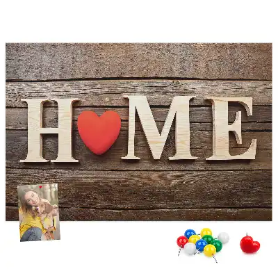 Nástenná dekorácia do detskej izby s nápisom Home
