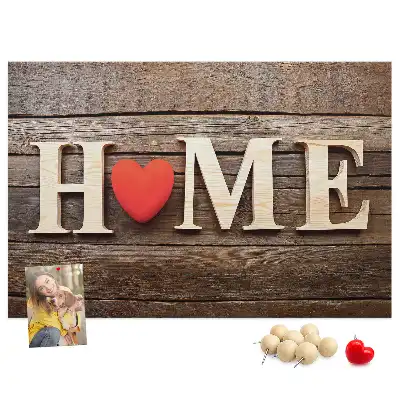 Nástenná dekorácia do detskej izby s nápisom Home