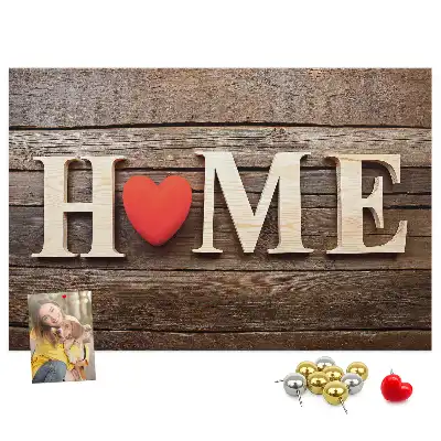 Nástenná dekorácia do detskej izby s nápisom Home
