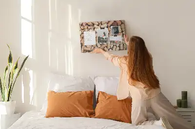 Korková nástenka s vinárskym motívom zátok