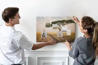 Nástenka do detskej izby s motívom africkej krajiny