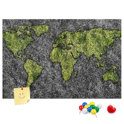 Nástenná mapa sveta pre deti v klasickom dizajne