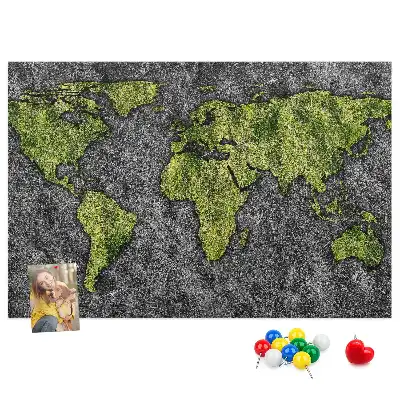 Nástenná mapa sveta pre deti v klasickom dizajne