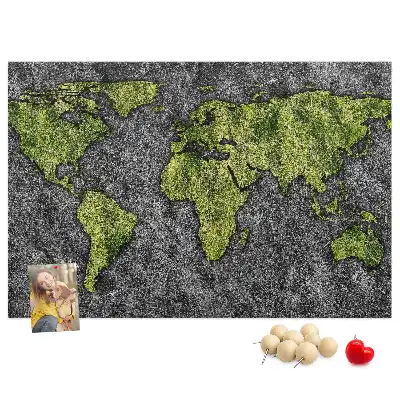 Nástenná mapa sveta pre deti v klasickom dizajne