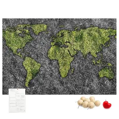Nástenná mapa sveta pre deti v klasickom dizajne