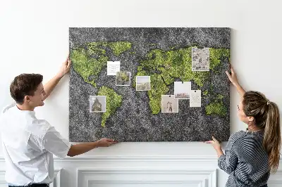 Nástenná mapa sveta pre deti v klasickom dizajne