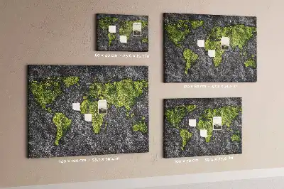Nástenná mapa sveta pre deti v klasickom dizajne