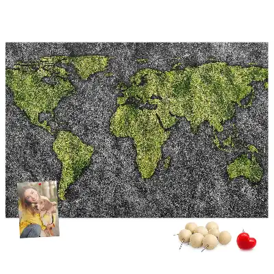 Nástenná mapa sveta pre deti v klasickom dizajne