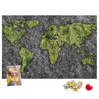 Nástenná mapa sveta pre deti v klasickom dizajne
