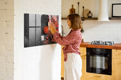 Magnetická tabuľa na kreslenie Červené papriky