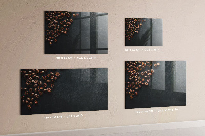 Magnetická popisovateľná tabuľa Kávové zrná