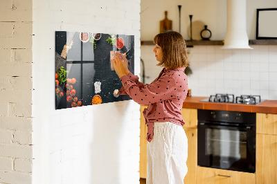 Magnetická popisovateľná tabuľa Kuchynské doplnky