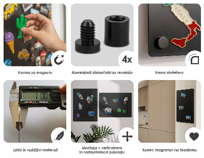 Magnetická tabuľa na zbierku magnetiek 40x60