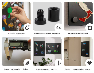 Dizajnová magnetická tabuľa na stenu 50x80