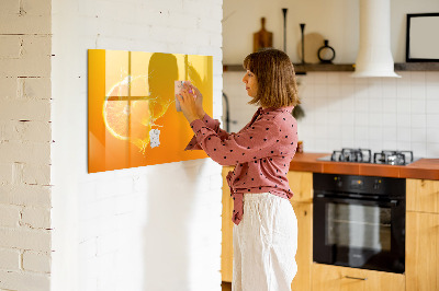 Magnetická popisovateľná tabuľa Oranžová