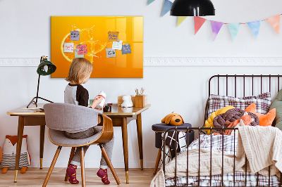 Magnetická popisovateľná tabuľa Oranžová