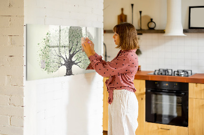 Magnetická kresliaca tabuľa Veľký strom príroda