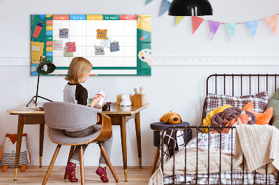 Magnetická tabuľa na kreslenie Plán vyučovacej hodiny
