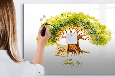 Magnetická tabuľa na kreslenie Rodinný strom