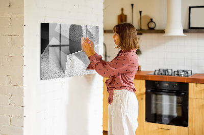 Magnetická popisovateľná tabuľa Abstraktné trojuholníky