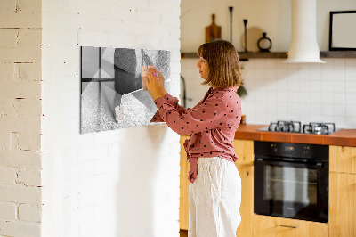 Magnetická popisovateľná tabuľa Abstraktné trojuholníky