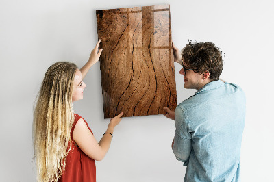 Kresliaca magnetická tabuľa Staré drevo