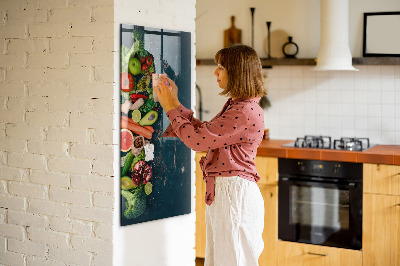 Magnetická popisovateľná tabuľa Vegánsky stôl