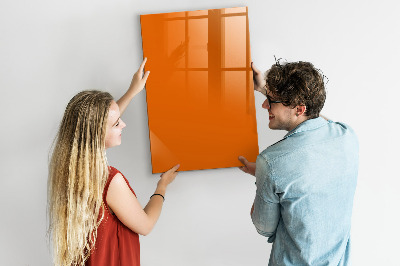 Magnetická tabuľa na kreslenie Oranžová farba