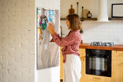 Magnetická popisovateľná tabuľa Piesočnatá pláž