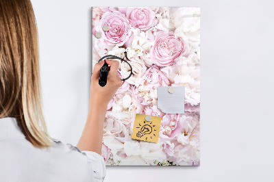 Magnetická kresliaca tabuľa Kvety ruží
