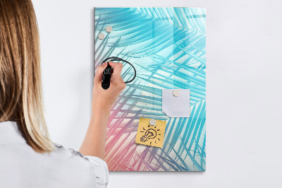 Kresliaca magnetická tabuľa Palmové listy