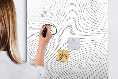 Kresliaca magnetická tabuľa Sivé čiary
