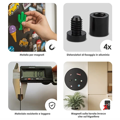 Okrúhla magnetická závesná tabuľa s priemerom 100 cm