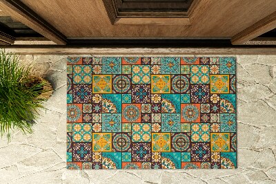 Vonkajšia rohožka pred dvere Viacfarebná mozaika