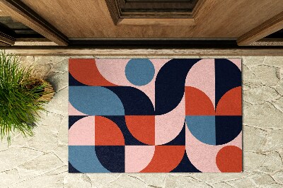 Vonkajšia rohožka pred dvere Abstraktný vzor