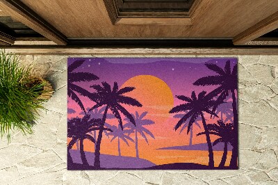 Koberec pred dvere Exotická pláž