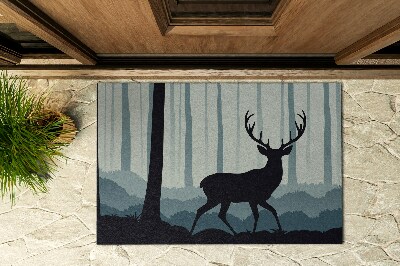 Vonkajšia rohožka pred dvere Bobor v lese