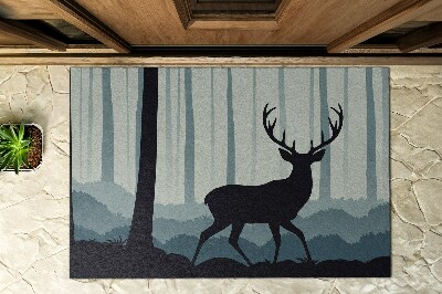 Vonkajšia rohožka pred dvere Bobor v lese
