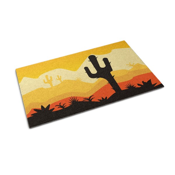 Vonkajšia rohožka pred dvere Kaktus v púšti