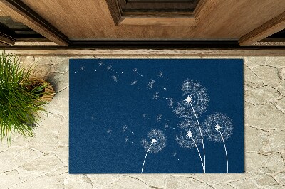 Vonkajšia rohožka pred dvere Kvety Dúchadlo