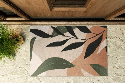 Vonkajšia rohožka pred dvere Tropické listy