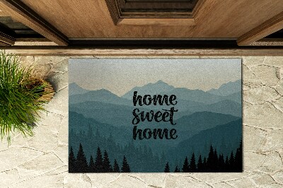 Vonkajšia rohožka pred dvere Hory sladký domov