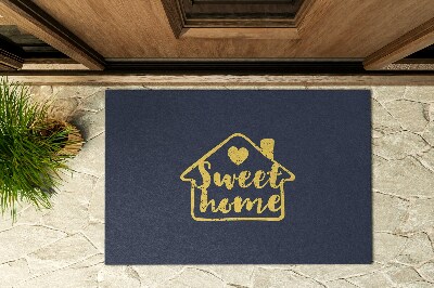 Vonkajšia rohožka pred dvere S nápisom Home Sweet Home