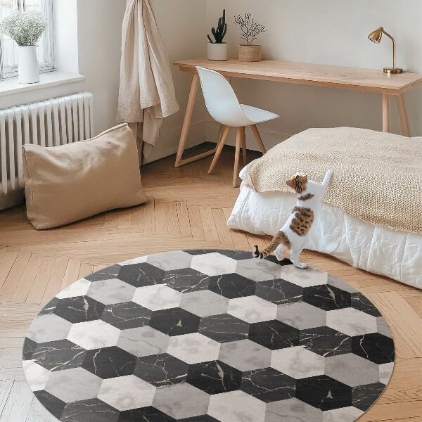 Vinylové koberce s motívmi dlaždíc 