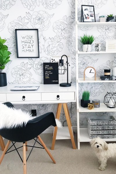 Domáca kancelária – inšpirácia pre módny interiér
