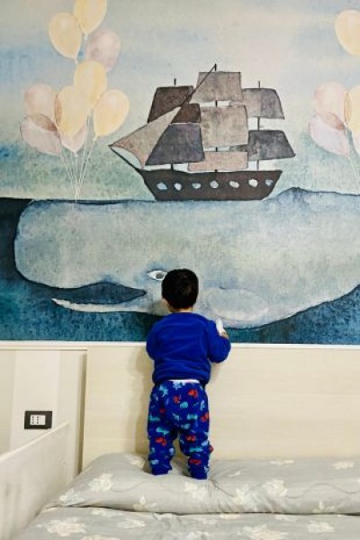 Stena plná fantázie - inšpirácia pre stenu v detskej izbe